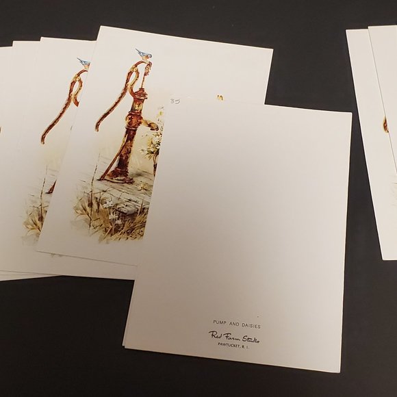 Greeting Cards (10) Red Farm Studio Pump & Daisies - Picture 4 of 5